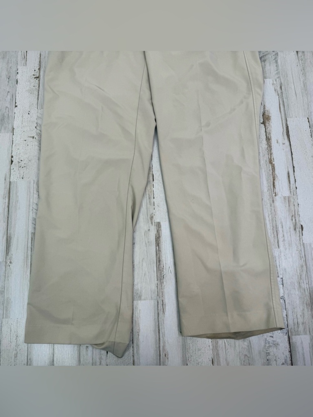 FootJoy Pants Mens 38x31 Beige Microfiber Stretch Dress Pants Golf Performance - Picture 4 of 11